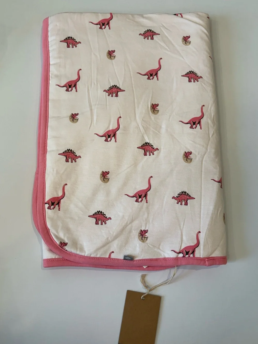KYTE Rose Pink Jurassic Baby Baby Blanket NIB 1.0 TOG